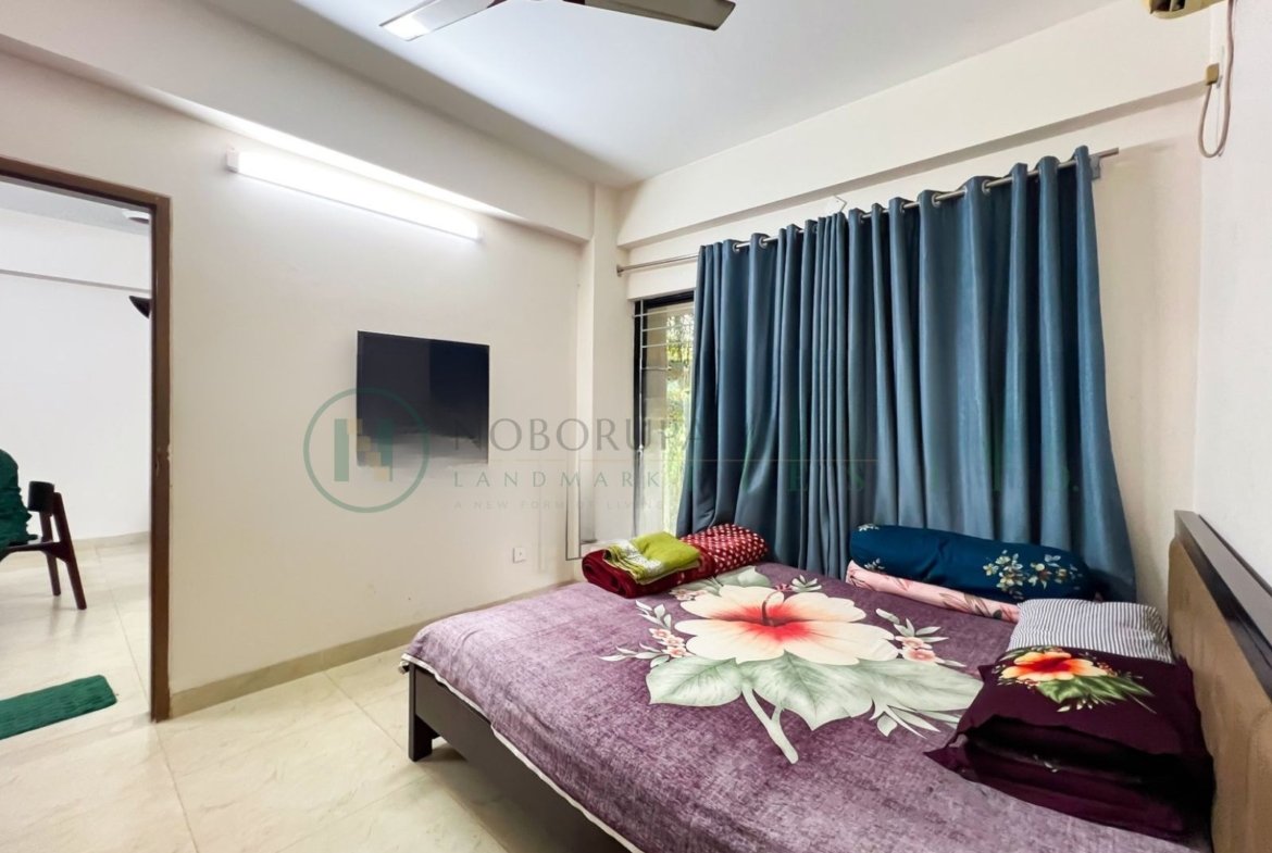 Fully Furnished Studio Apartment Rent in Dhaka – 750 SFT in Bashundhara R/A